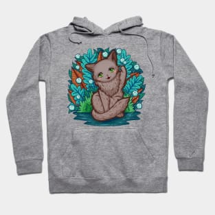 Kitty Final Boss Illustration Hoodie